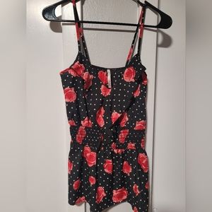 A'GACI Floral Strap Tank  Top